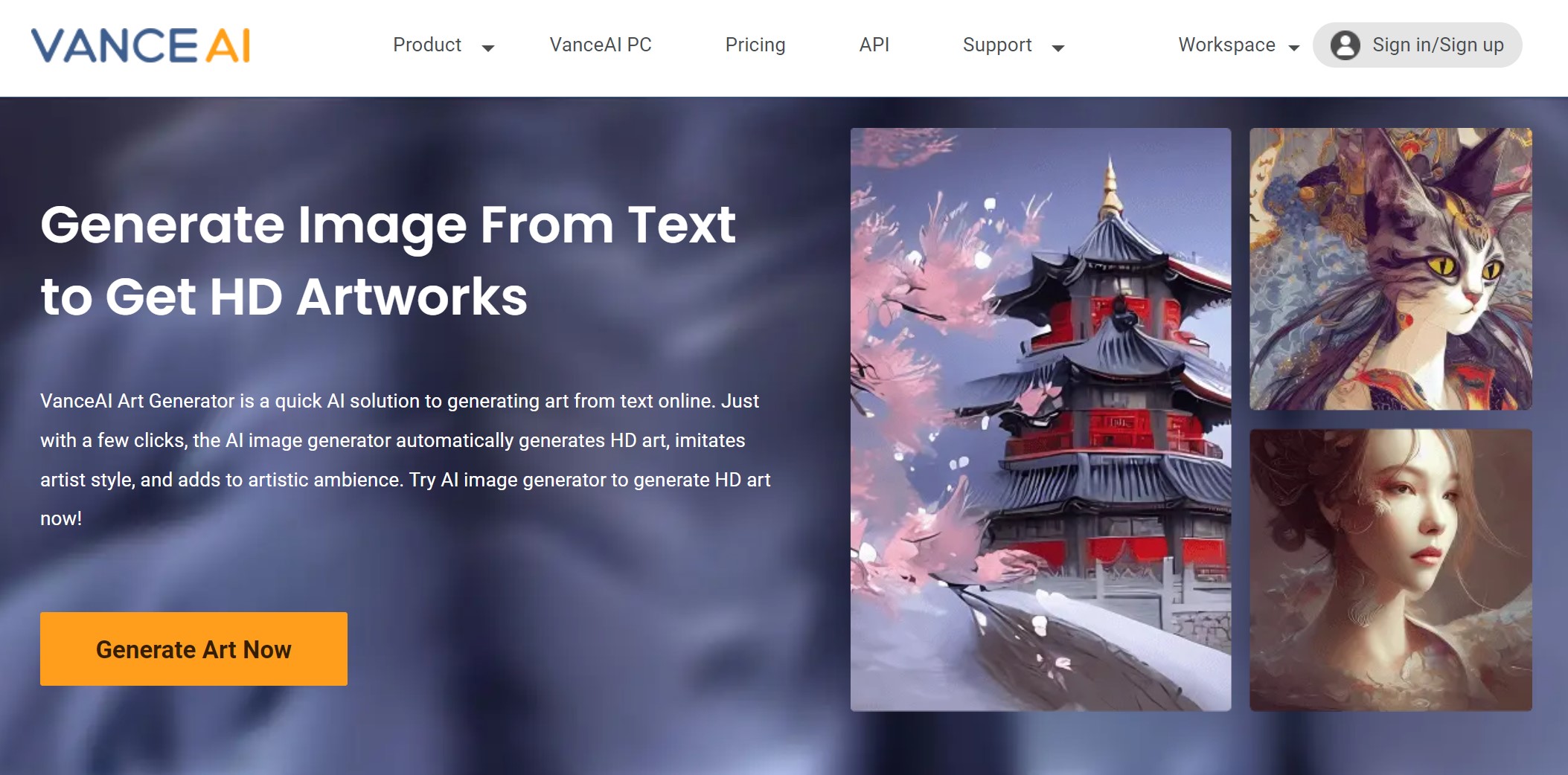 vanceai art generator